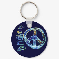 Earth Peace Keychain