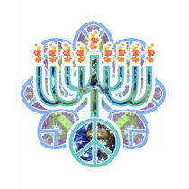 Earth Peace Menorah Tshirts