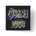 Earth Peace Obama 2008 buttons
