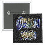 Earth Peace Obama 2008 Pins