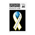 EARTH PEACE RIBBON postage