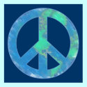 Earth Peace Sign Poster posters