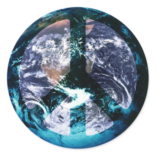Earth Peace sticker