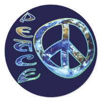 Earth Peace Stickers