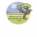 Earth quote by Ghandi t-shirt by tshirtfun Earth quote by Ghandi t-shirt