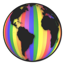 Earth Rainbow Sticker