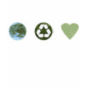 Earth + Recycling = Love T-Shirt by greentree Earth + Recycling = Love T-Shirt