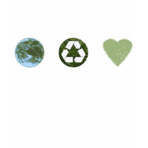 Earth + Recycling = Love T-Shirt