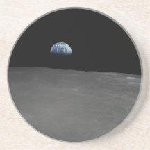 Earth Rise Beverage Coaster
