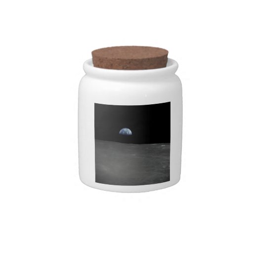 Earth Rise Candy Jar