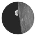"Earth-Rise," First Photo of this from Space stickers by harlowandcompany "Earth-Rise," First Photo of this from Space stickers