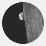 "Earth-Rise," First Photo of this from Space stickers