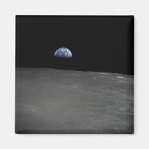 Earth Rise Refrigerator Magnet