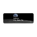Earth Rise Return Address Label