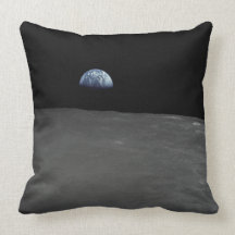Earth Rise Throw Pillows