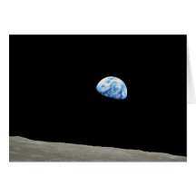 Earth Rises From Moon Cards