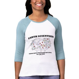 Earth Scientists Think About Postulated Hot Spots shirt