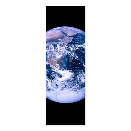 Earth Seen From Space Business Card Templates