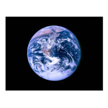 Earth Seen From Space Postcards