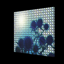 Earth Solar Rays. #2 blue canvas prints