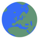 Earth Sticker by honourmore Earth Sticker