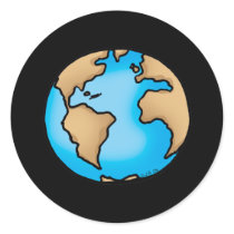 Earth stickers