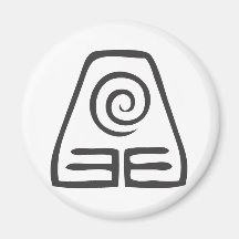 Earth Symbol Refrigerator Magnet