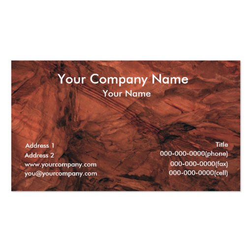 Earth Texture Business Cards