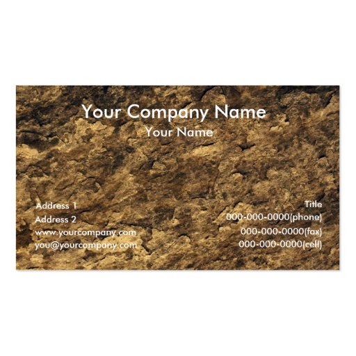 Earth Texture Business Cards