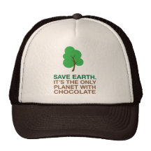 Earth, The Only Planet With Chocolate Trucker Hat