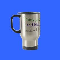 Earth, Think green,  and blue, and white. mugs
