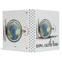 Earth Time 3 Ring Binders