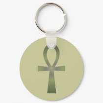 Earth Tone Ankh keychains