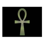 Earth Tone Ankh Postcard