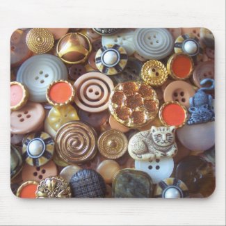 Earth Tone Buttons mousepad