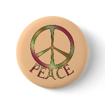 Earth Tone Peace Buttons