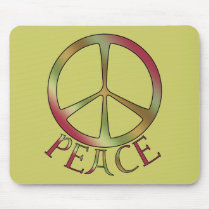 Earth Tone Peace Mousepad