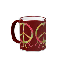 Earth Tone Peace Mugs