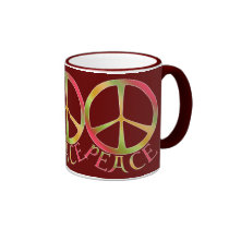 Earth Tone Peace Mugs