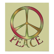 Earth Tone Peace Posters