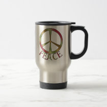 Earth Tone Peace Travel Mugs