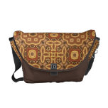 Earth Toned Abstract Messenger Bag