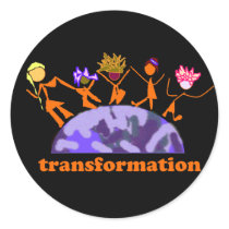 Earth Transformation Sticker