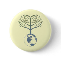 Earth Tree Heart Pin