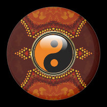 Earth Tribal New Age Yin Yang Magnet magnets