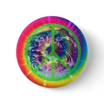 Earth, Tye Dye, and Peace buttons by cowdencraig Earth, Tye Dye, and Peace buttons