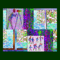Earth Water People - Navprimental Art posters by doonagiri Earth Water People - Navprimental Art posters