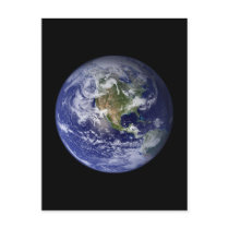 Earth - Western Hemisphere postcards