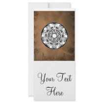 'Earth Wheel' Customized Rack Card