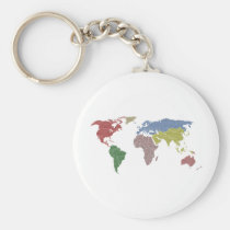 earth world cloth keychains